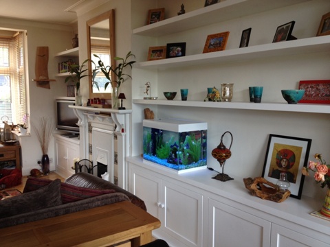 home office cabinets and 

shelving installations